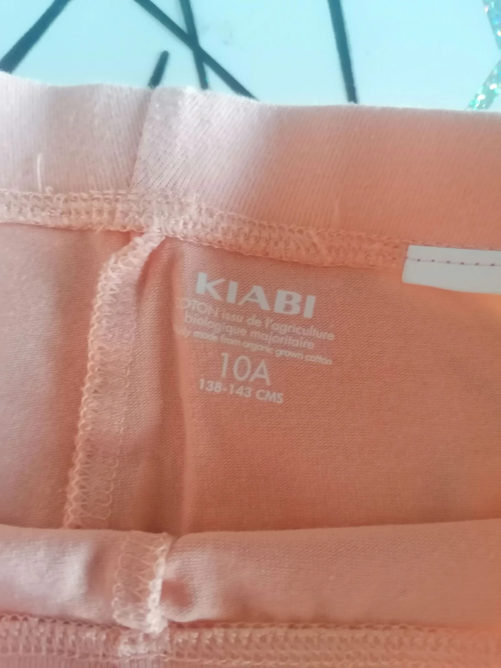 Lote de 2 leggings naranja blanco talla 10 años 👧🏻 – photo 6